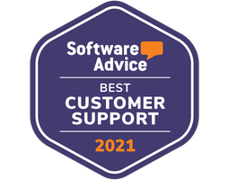 SoftwareAdvice Best Customer Support badge
